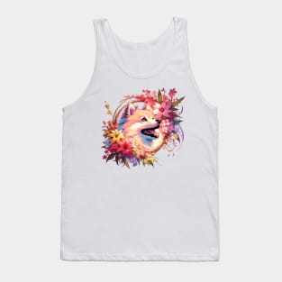 Finnish Spitz Illuminates Mothers Day - Adorable Dog Mom Gift Tank Top